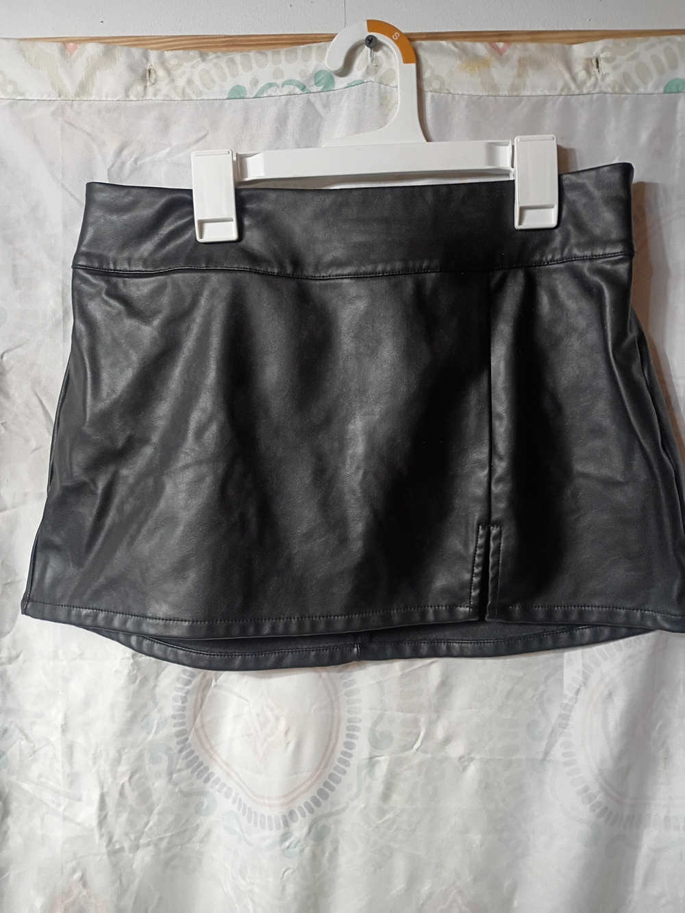 wild fable Black Faux Leather Skort
